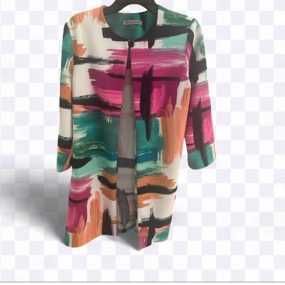 Danny & Nicole Multicolor Abstract Blazer